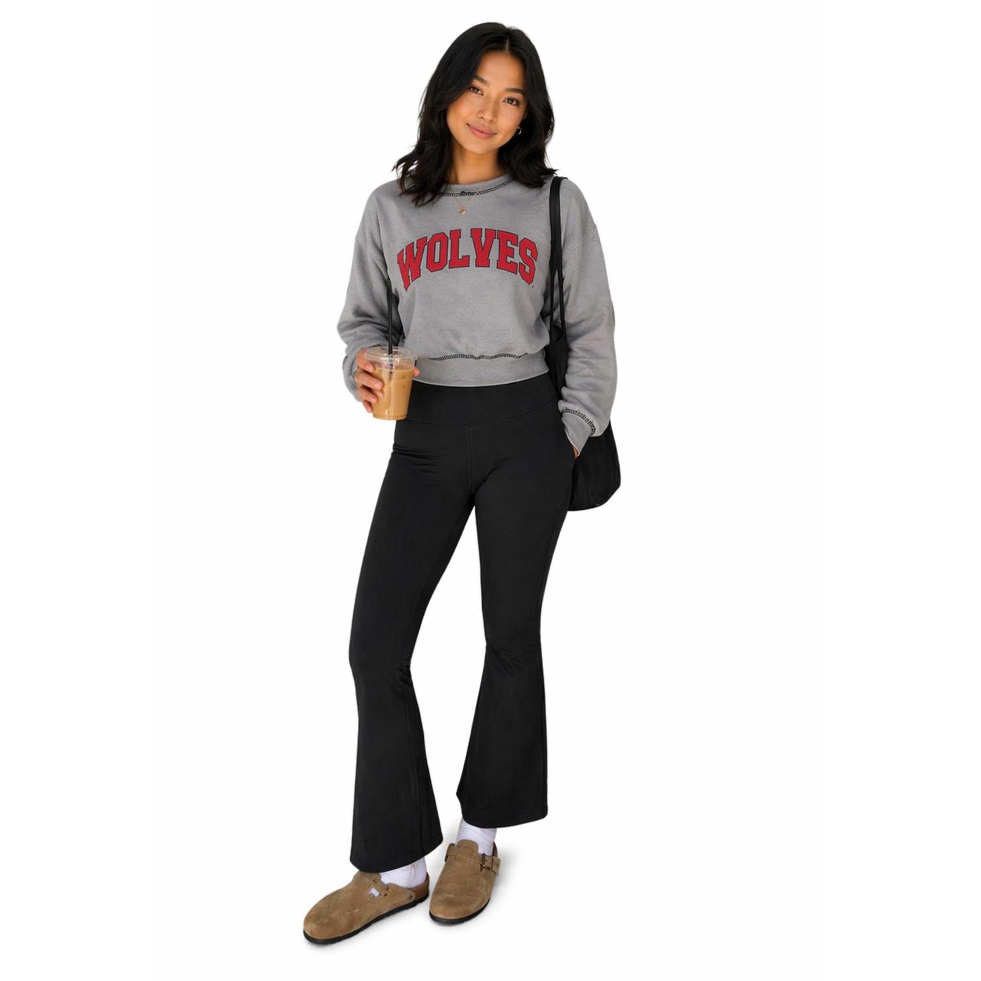 Product image 2 of 2 for WOLVES CROPPED CREW SWEATSHIRT