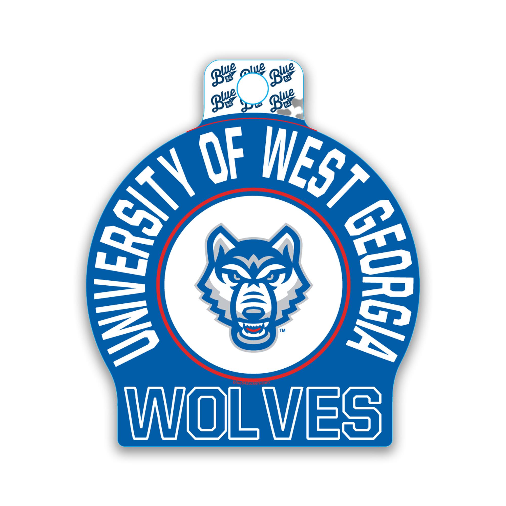 image of: UNIV. WEST GA JUDICIOUS STICKER