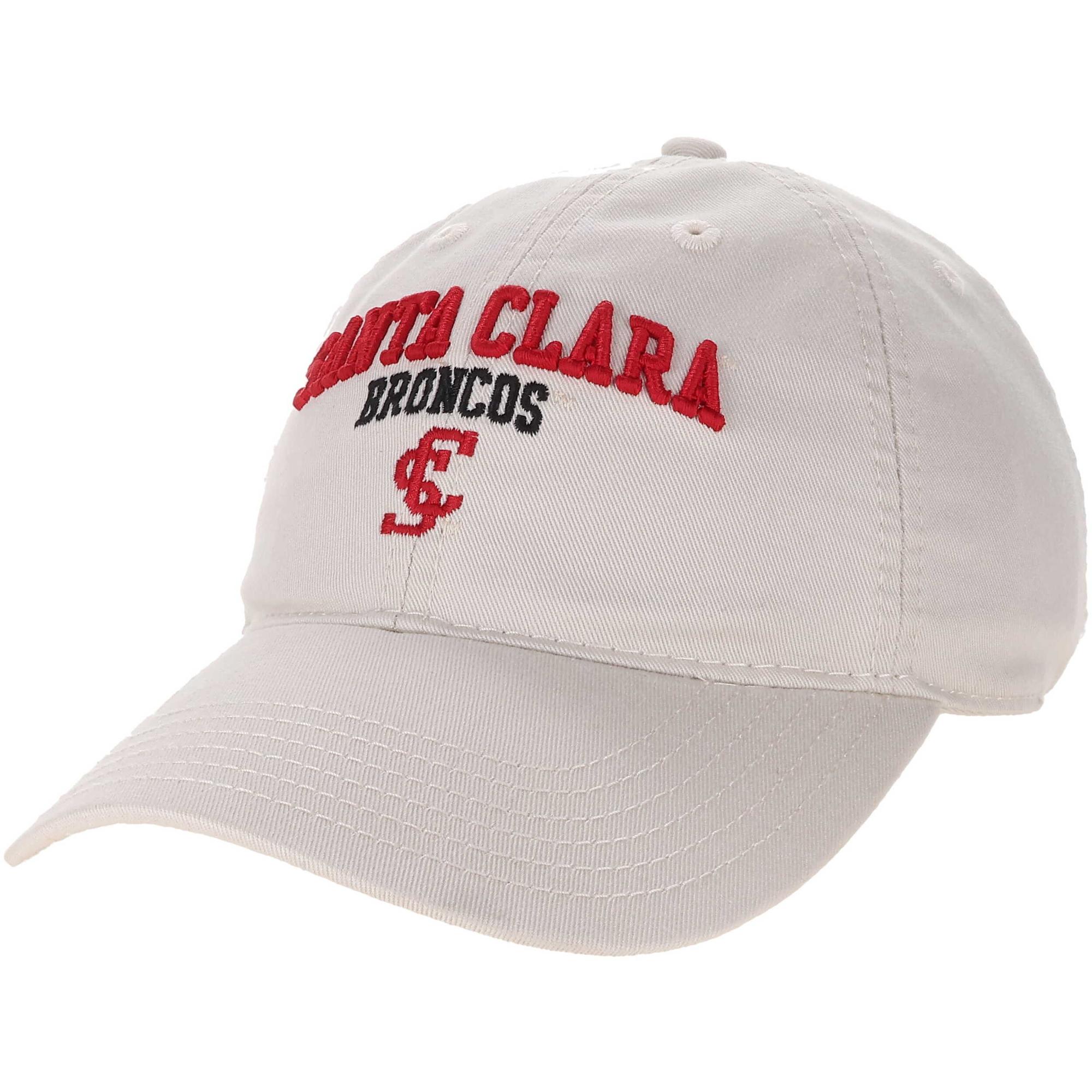 image of: Santa Clara Broncos Relaxed Twill Hat, White
