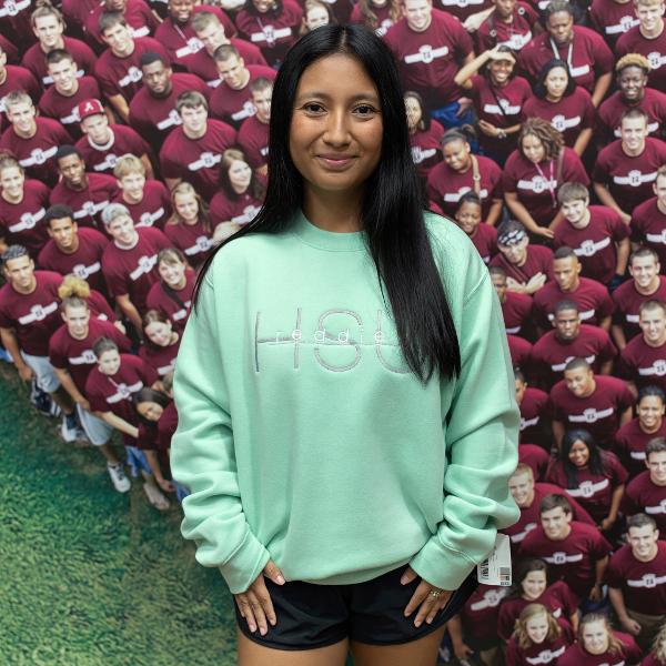 HSU Reddies Setzer Throwback Crew; $64.99