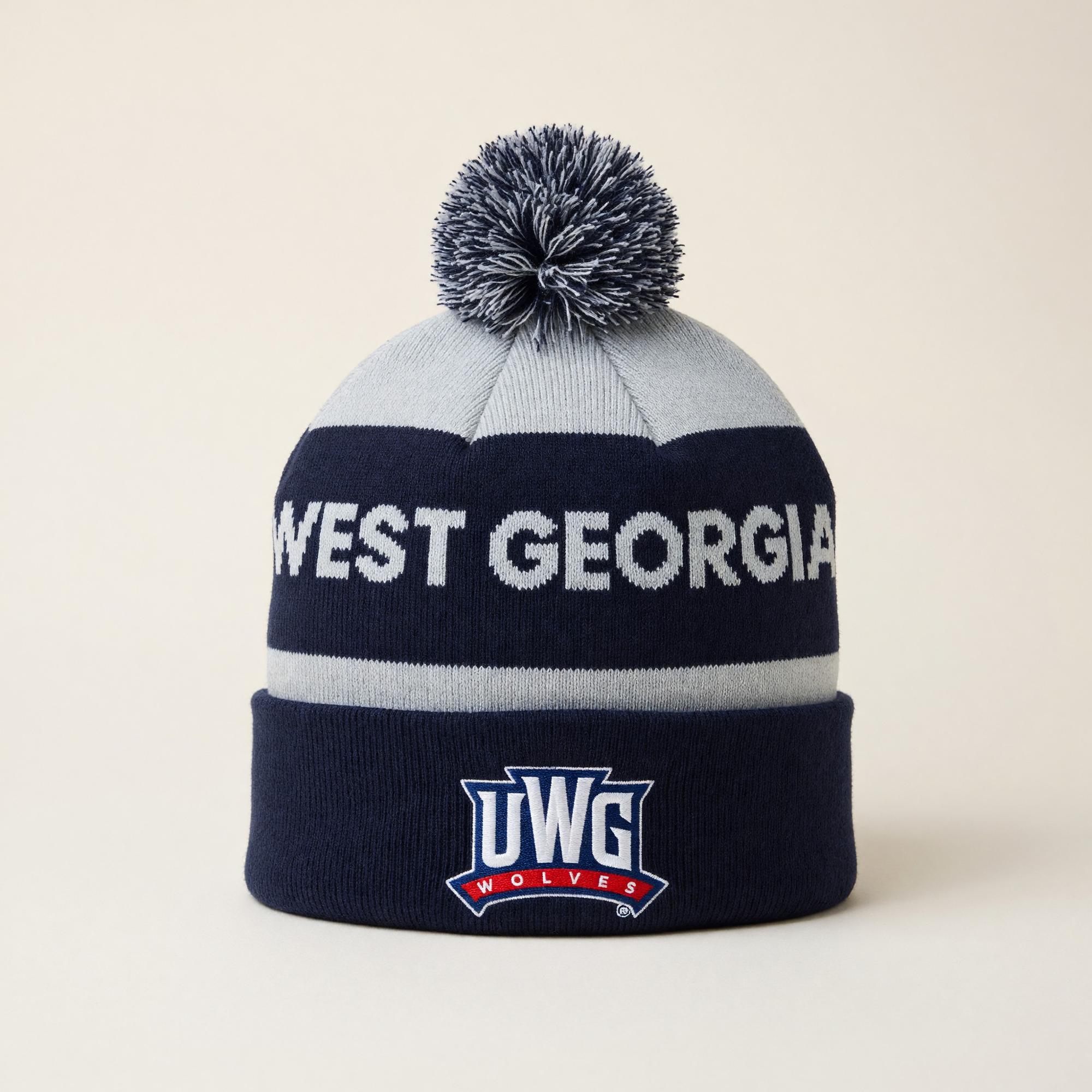 Product image 2 of 2 for ATHLETICS LOGO WEST GA WOLVES PEAK STRIPE BEANIE