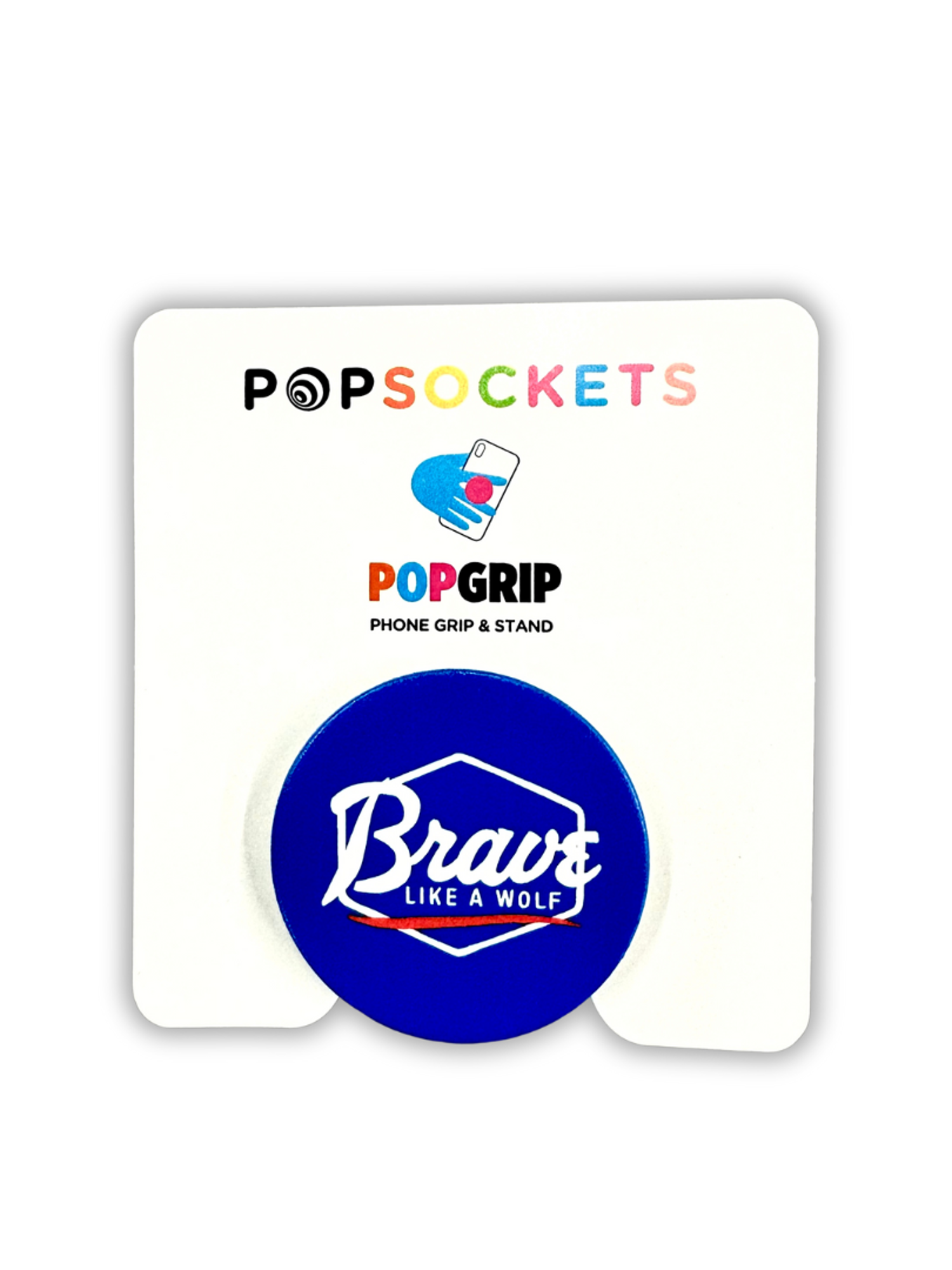 image of: BRAVE LIKE A WOLF GRAPHIC POPSOCKET