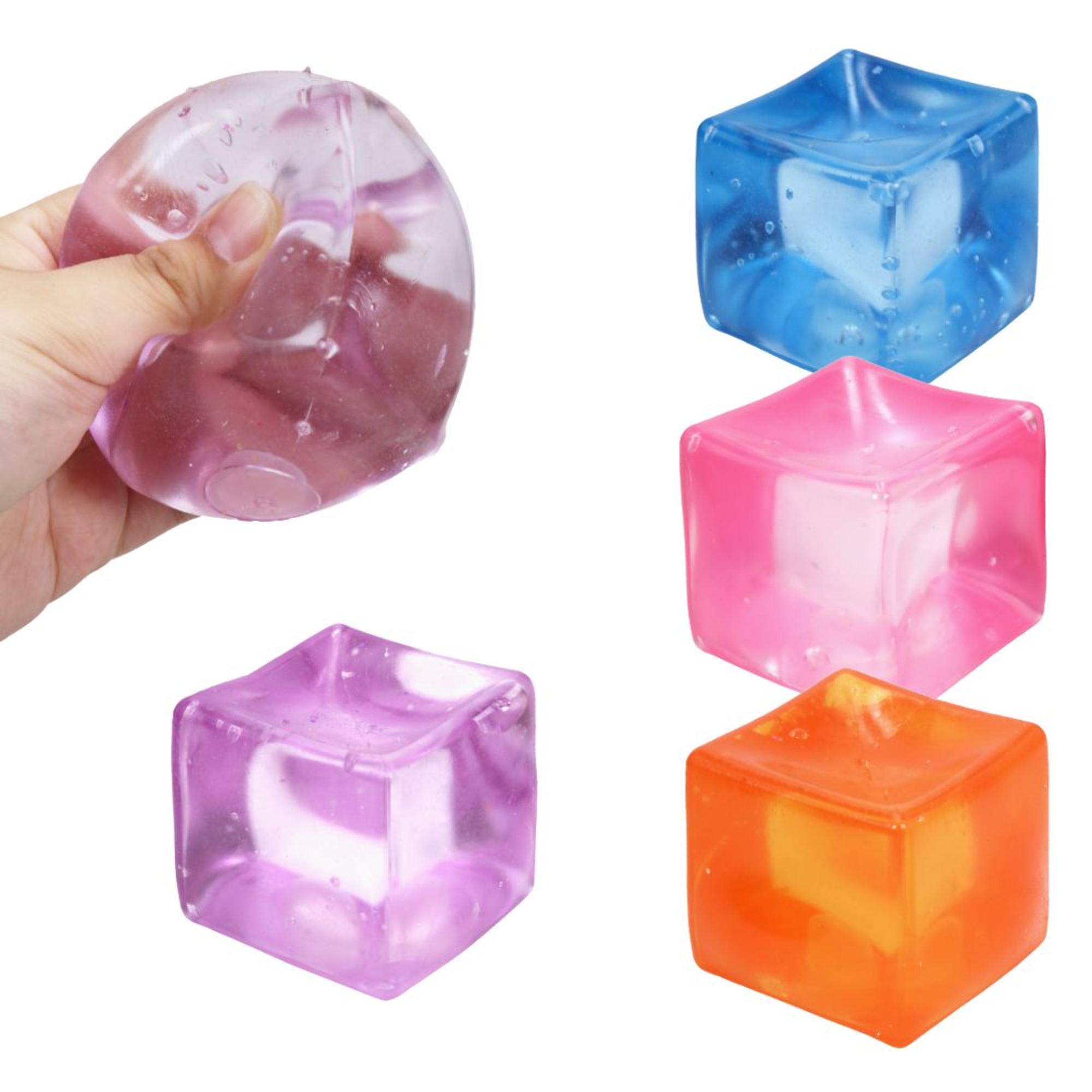 Product image 2 of 2 for Fidget Toy - Clear Cube Solid Squishy