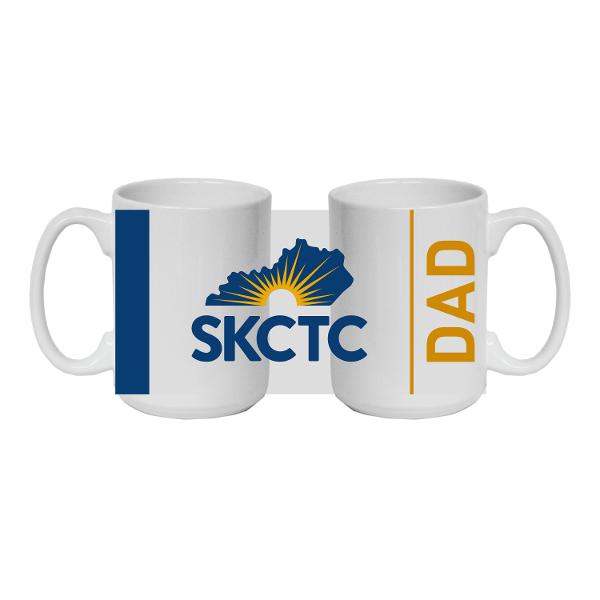 KCEKY 15 OZ MUG DAD WHT; $14.99