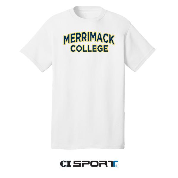 Merrimack College Cotton Tee - White; $18.99