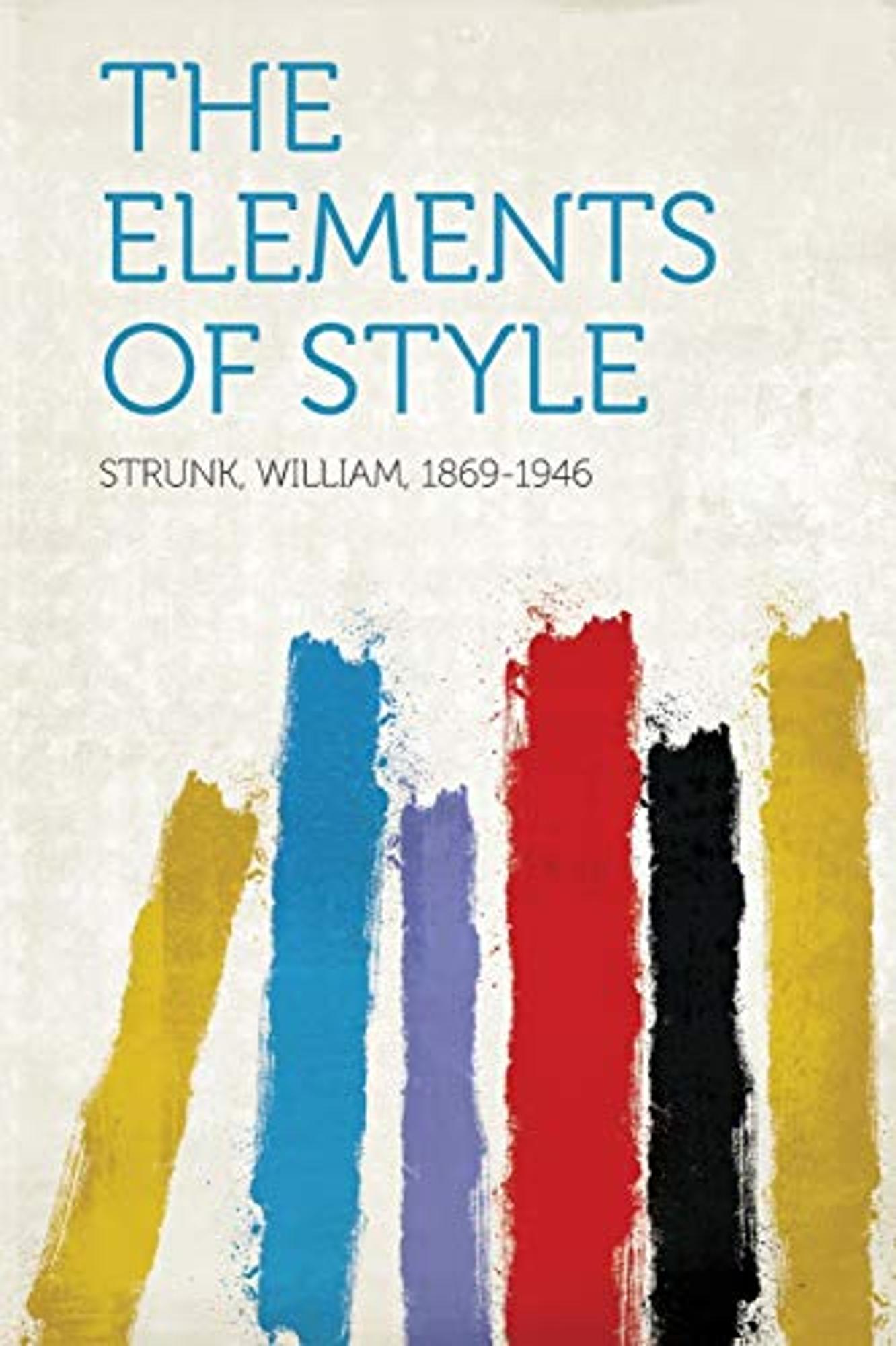 Cover image for The Elements Of Style