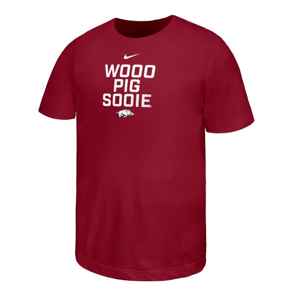 Arkansas Razorbacks Nike Authentic Boys' Core Short Sleeve Tee; $30.00