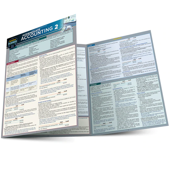 Cover image for INTERMEDIATE ACCOUNTING 2 LAMINATED STUDY GUIDE