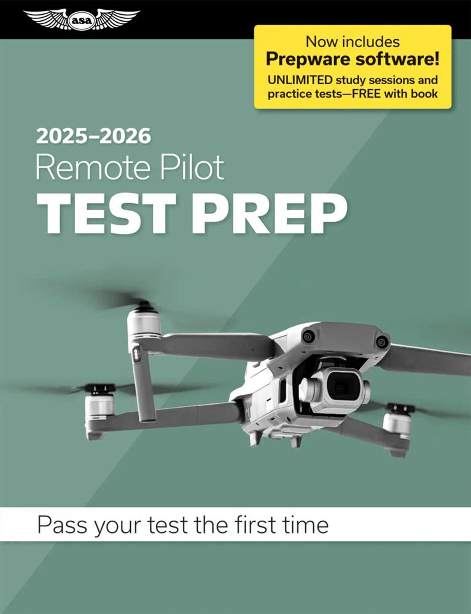 Cover image for Remote Pilot Test Prep 2025-2026
