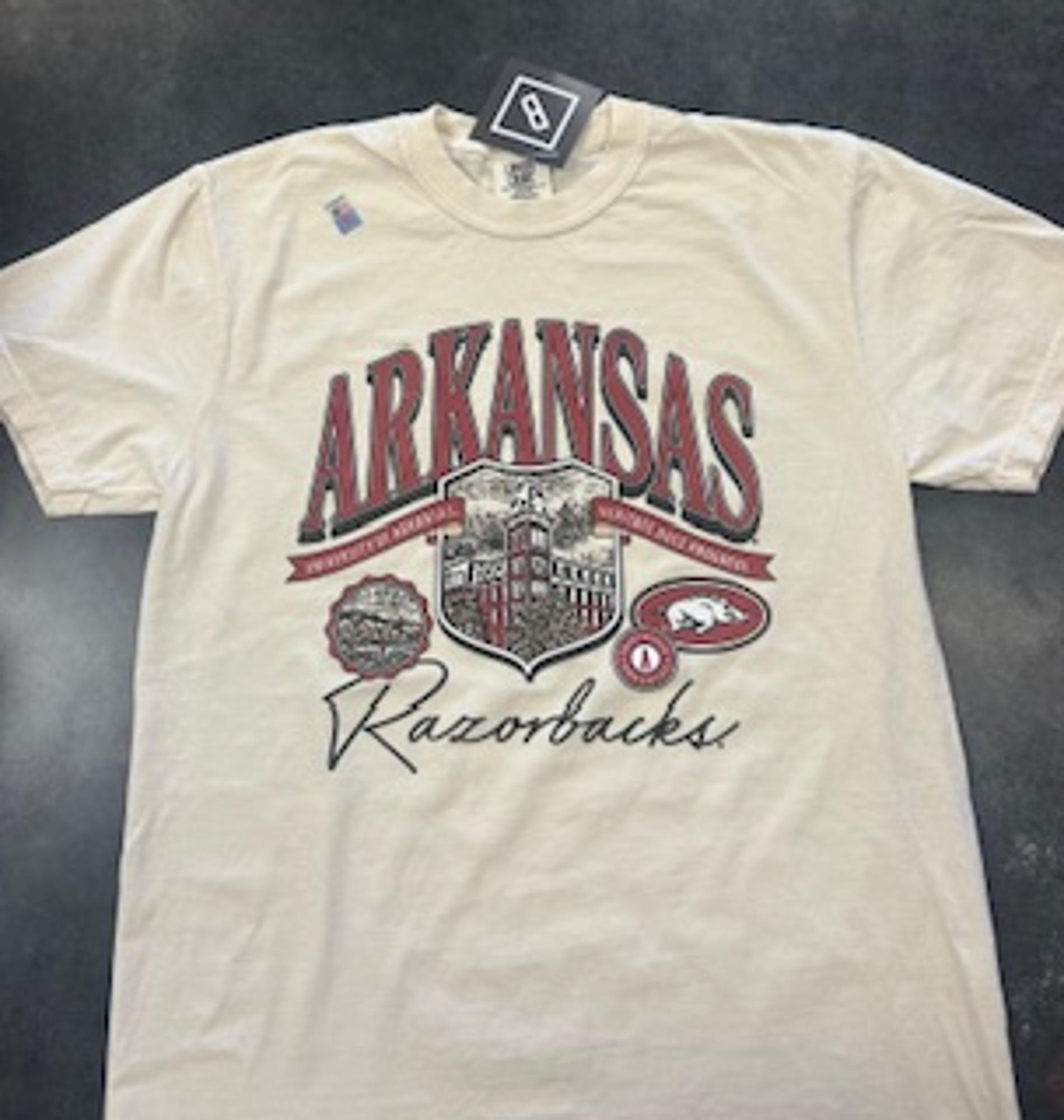 Product image 3 of 3 for Arkansas Razorbacks Collegiate Badges SS Crew