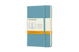 Product image 1 of 1 for MOLESKINE CLASSIC NOTEBOOK,POCKET,RULED,BLUE REEF,HARD COVER (3.5 X 5.5)