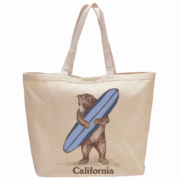 Product image 1 of 1 for Surf Bear Beach Bag / Oversized Tote