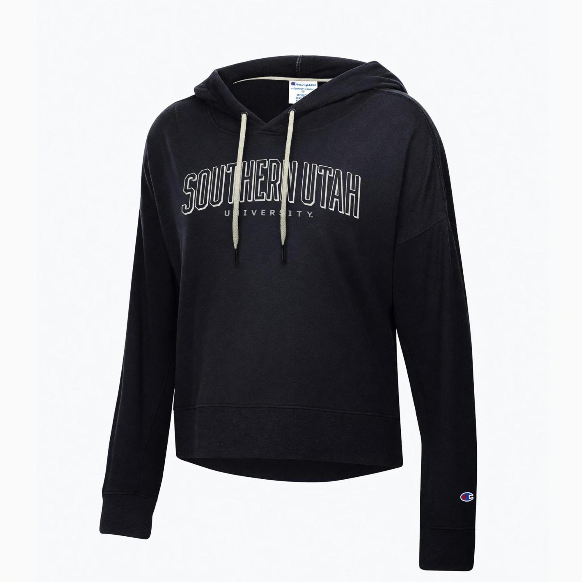 Product image 1 of 1 for CHAMPION WOMENS HOOD BLACK SOUTHERN UTAH