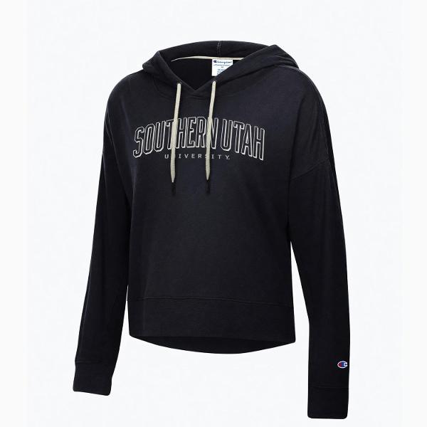 CHAMPION WOMENS HOOD BLACK SOUTHERN UTAH; $54.99