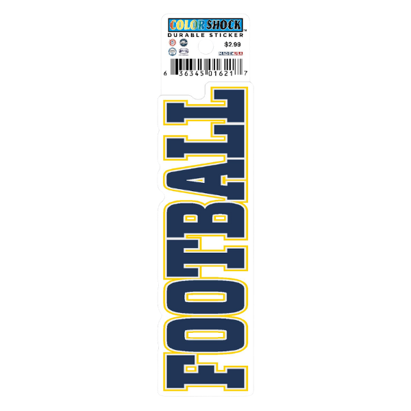 Football Textured Sticker; $2.99
