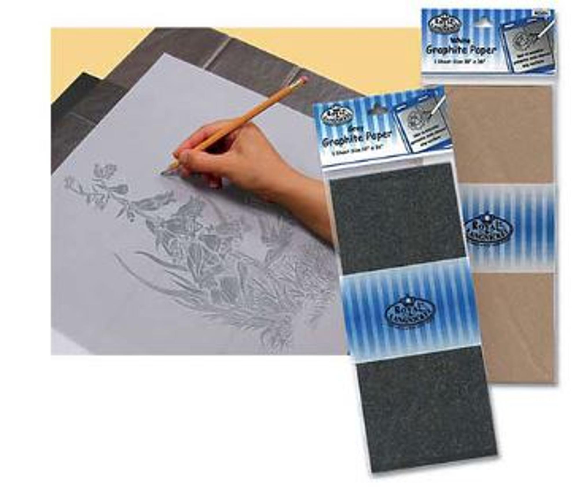 image of: Graphite Transfer Paper 18x36 Gray