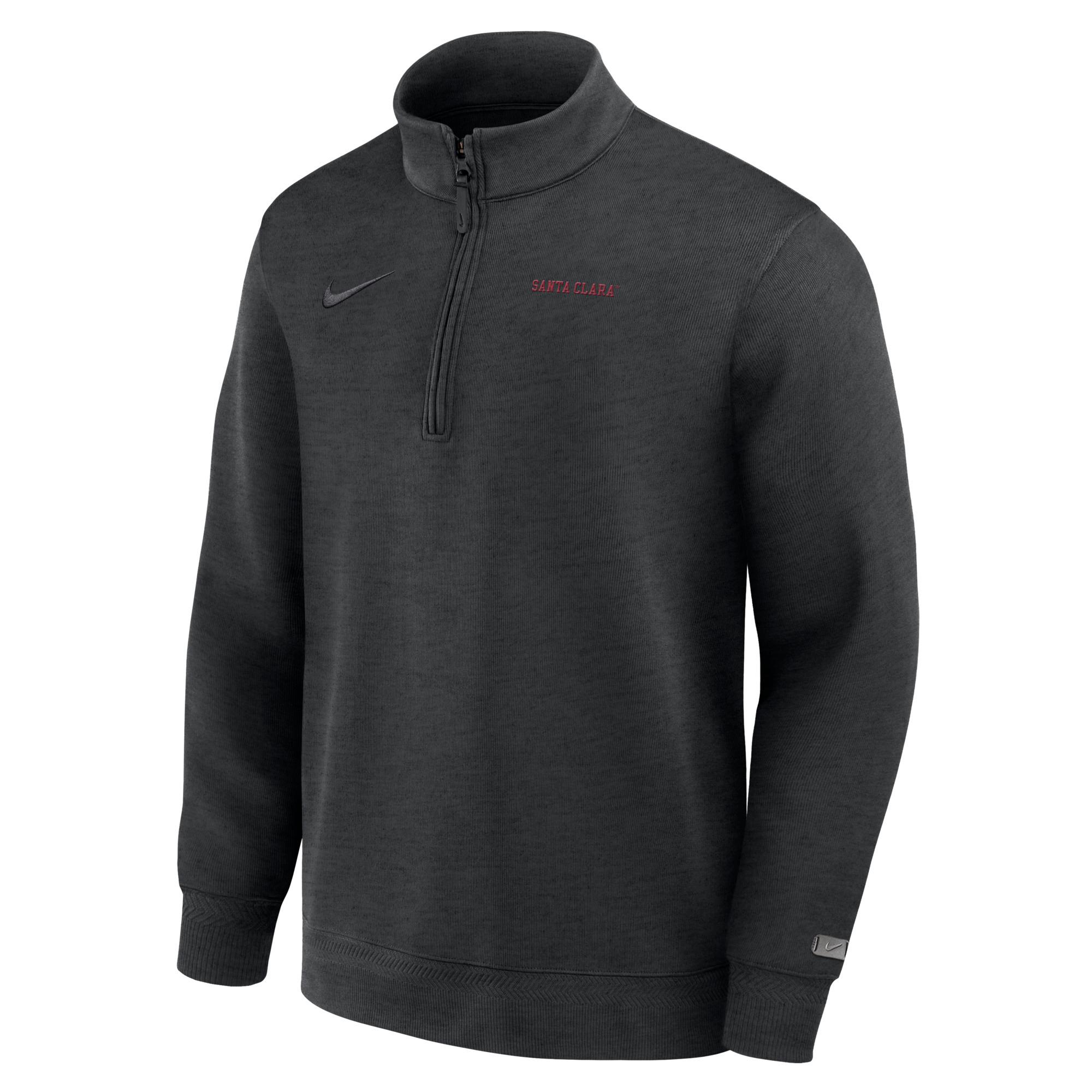 Product image 1 of 1 for Santa Clara Broncos Nike Dri-FIT Coach Half Zip Jacket, Black