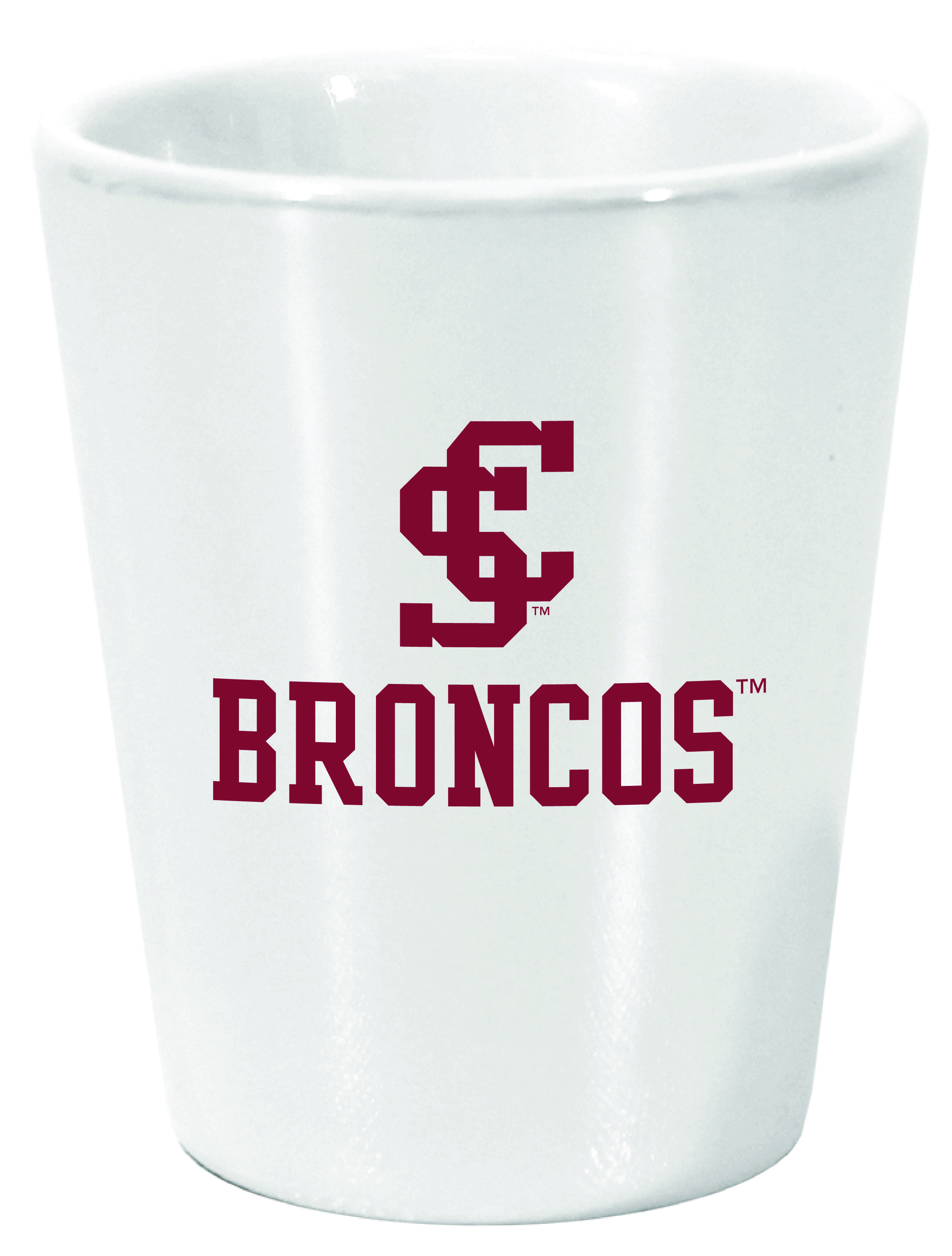 Product image 1 of 1 for Santa Clara Broncos 1.5oz Shot Glass, White