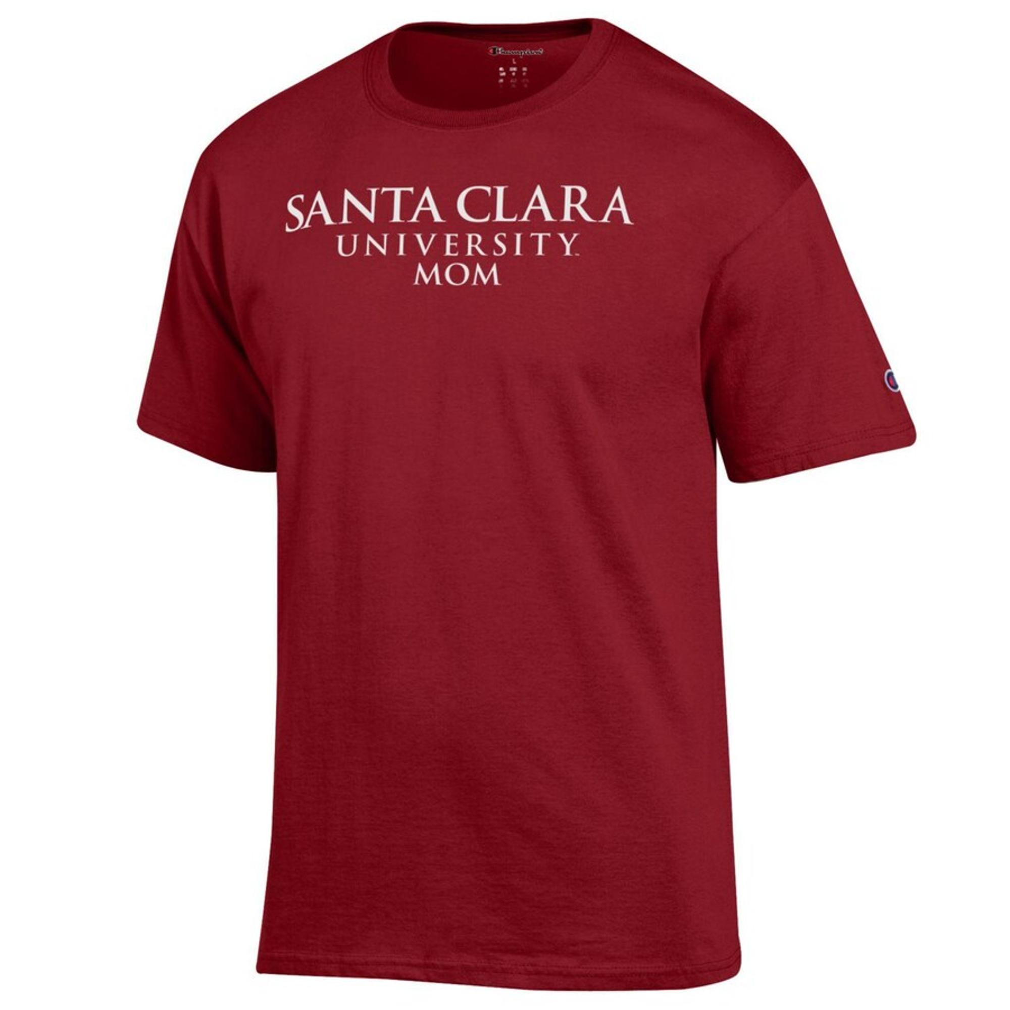 image of: Santa Clara Broncos Mom Short Sleeve Tee, Scarlet
