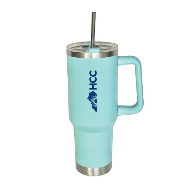 KHCC 40 OZ TUMBLER LT BLUE; $39.99