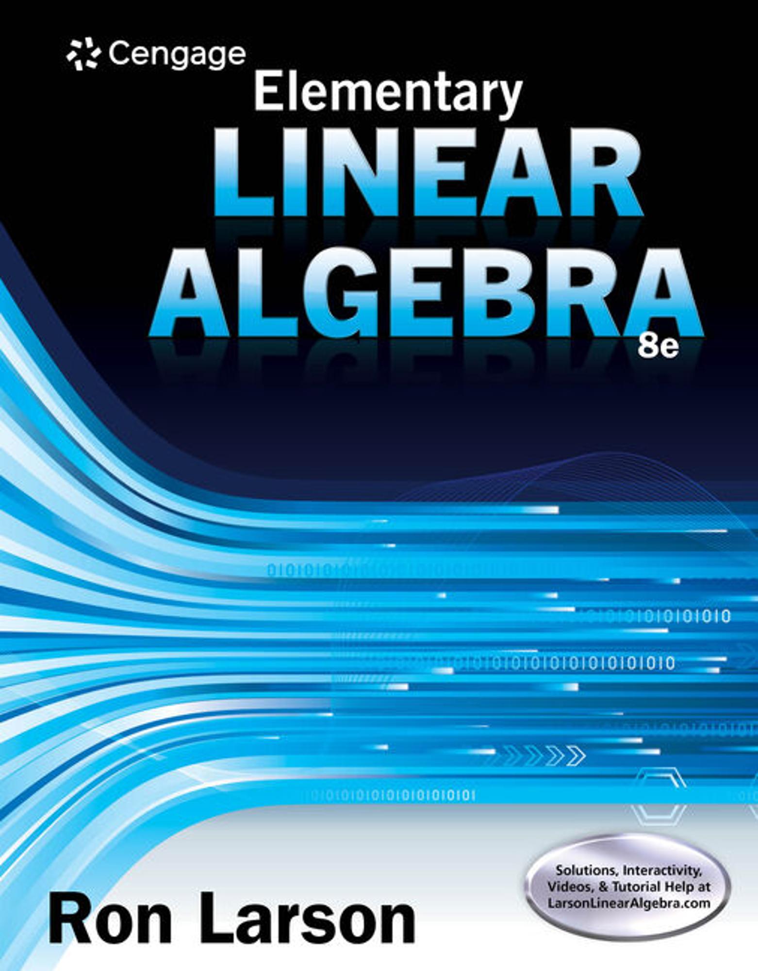 Cover image for Inclusive Access - Elementary Linear Algebra eBook w/Webassign