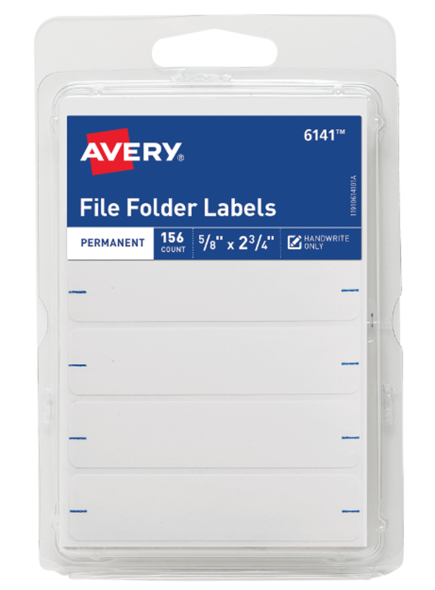 image of: Avery Permanent File Folder Labels, 156 Pack, White