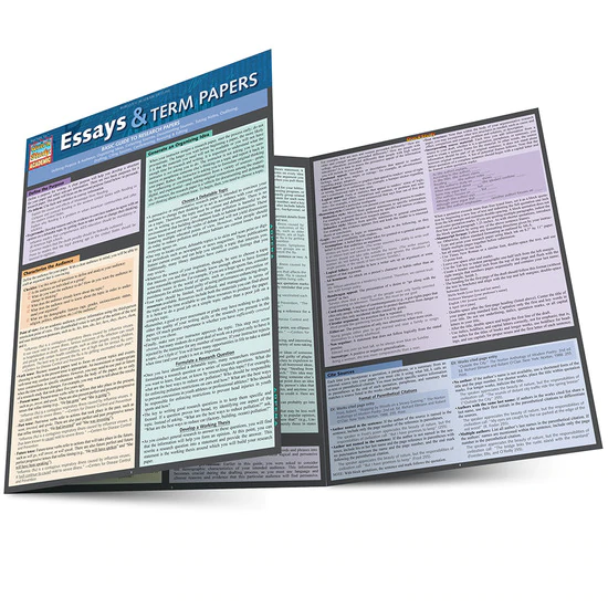 Cover image for ESSAYS & TERM PAPERS LAMINATED STUDY GUIDE