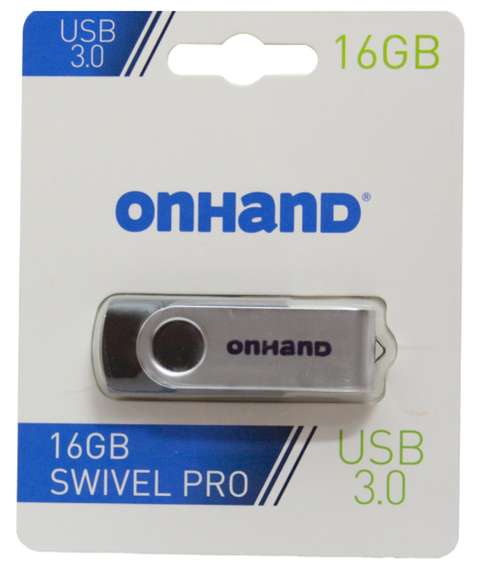 Product image 1 of 1 for OnHand Swivel USB 3.0 Flash Drive, 16GB