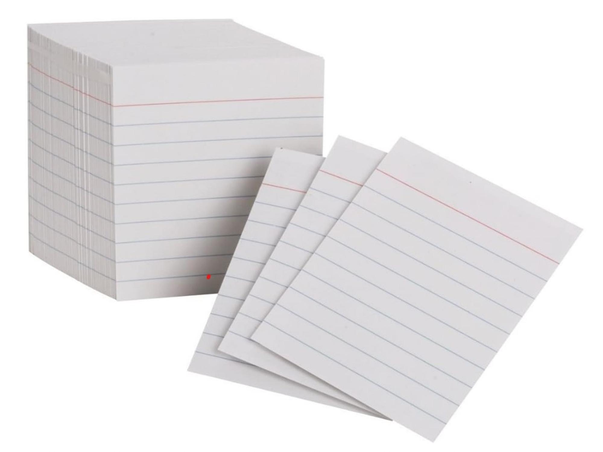 image of: Oxford Mini Half Size Index Cards