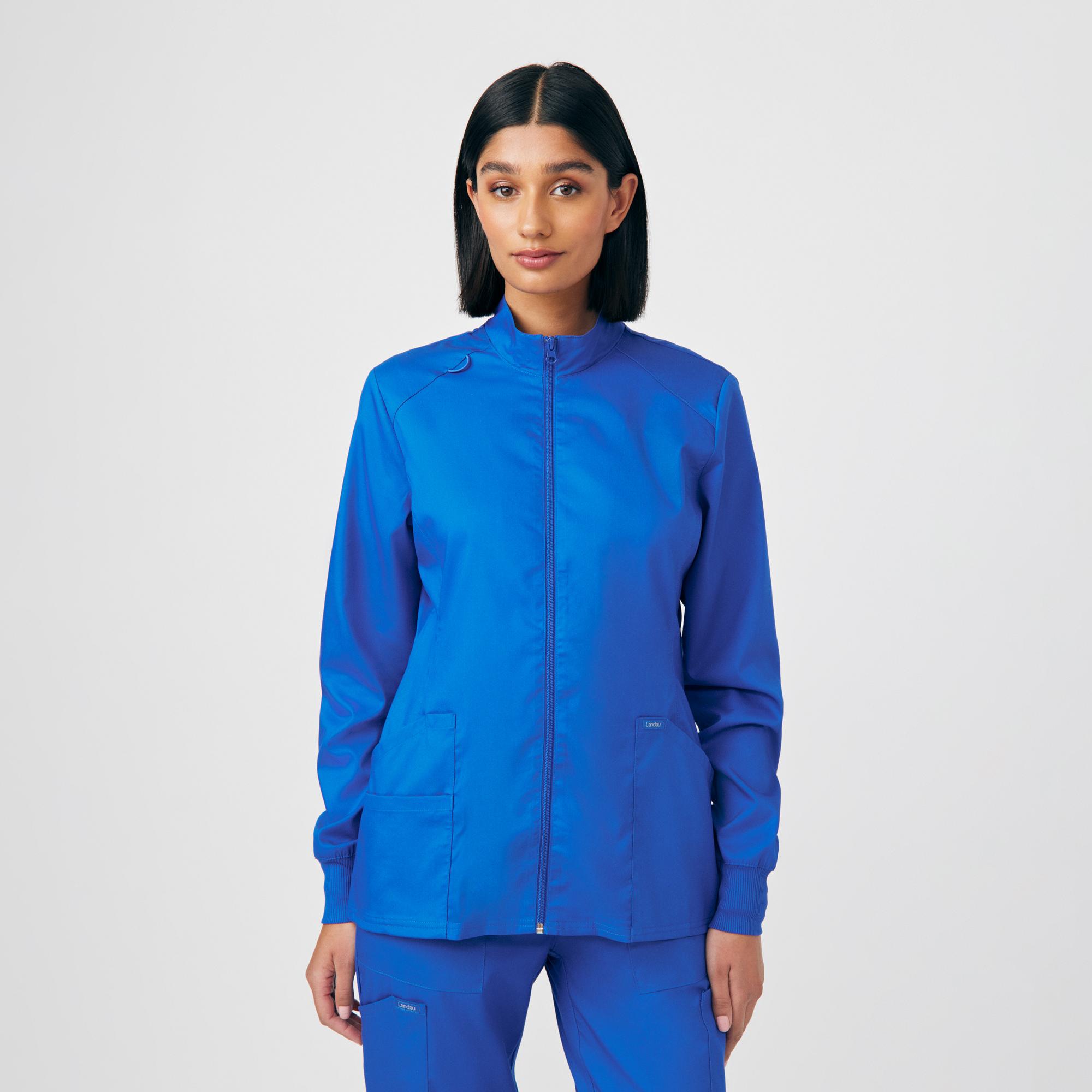 Variant 2 of 3 for Womens ProFlex 3-Pocket Scrub Jacket