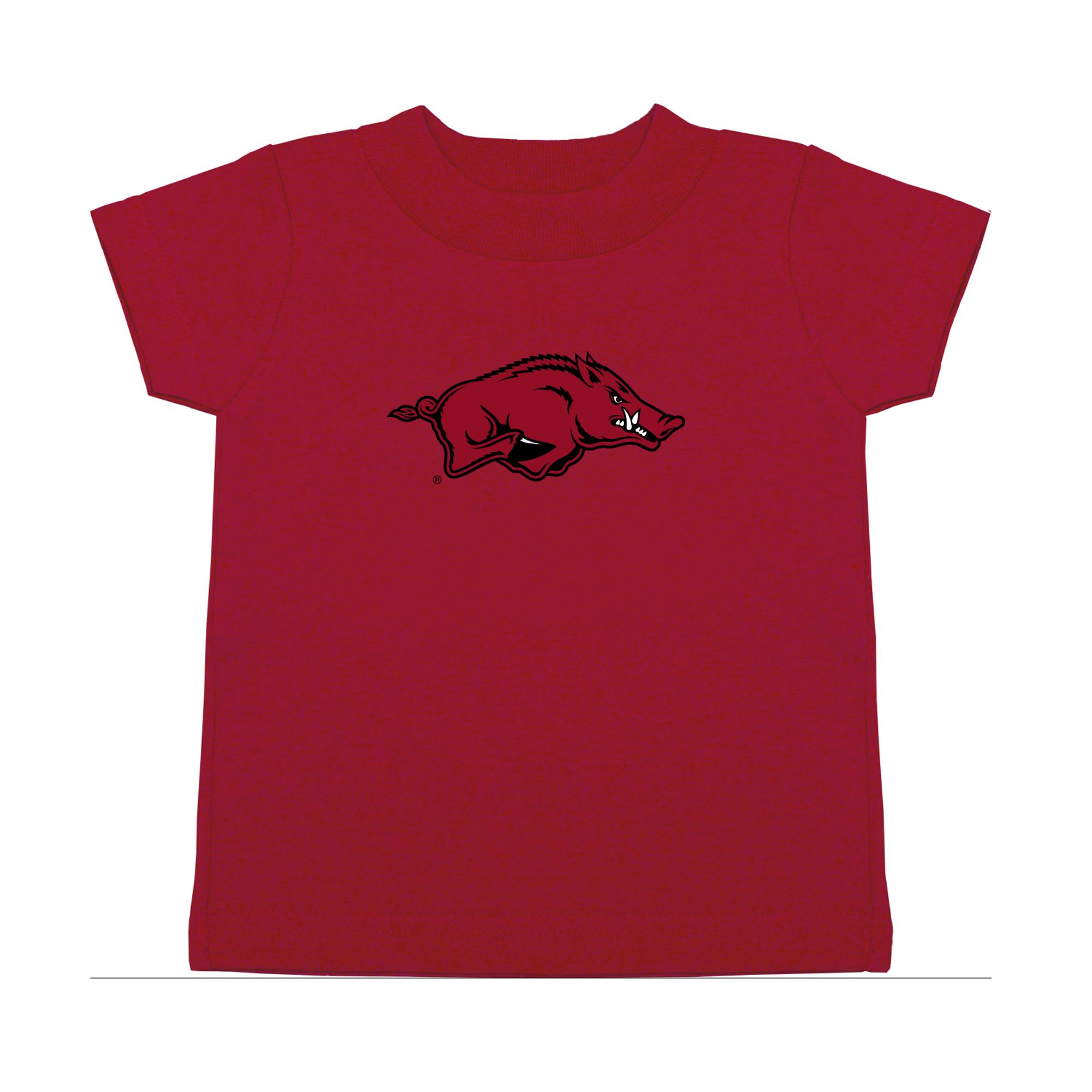 image of: Arkansas Razorbacks Infant Running Hog Tee Shirt  - Crimson