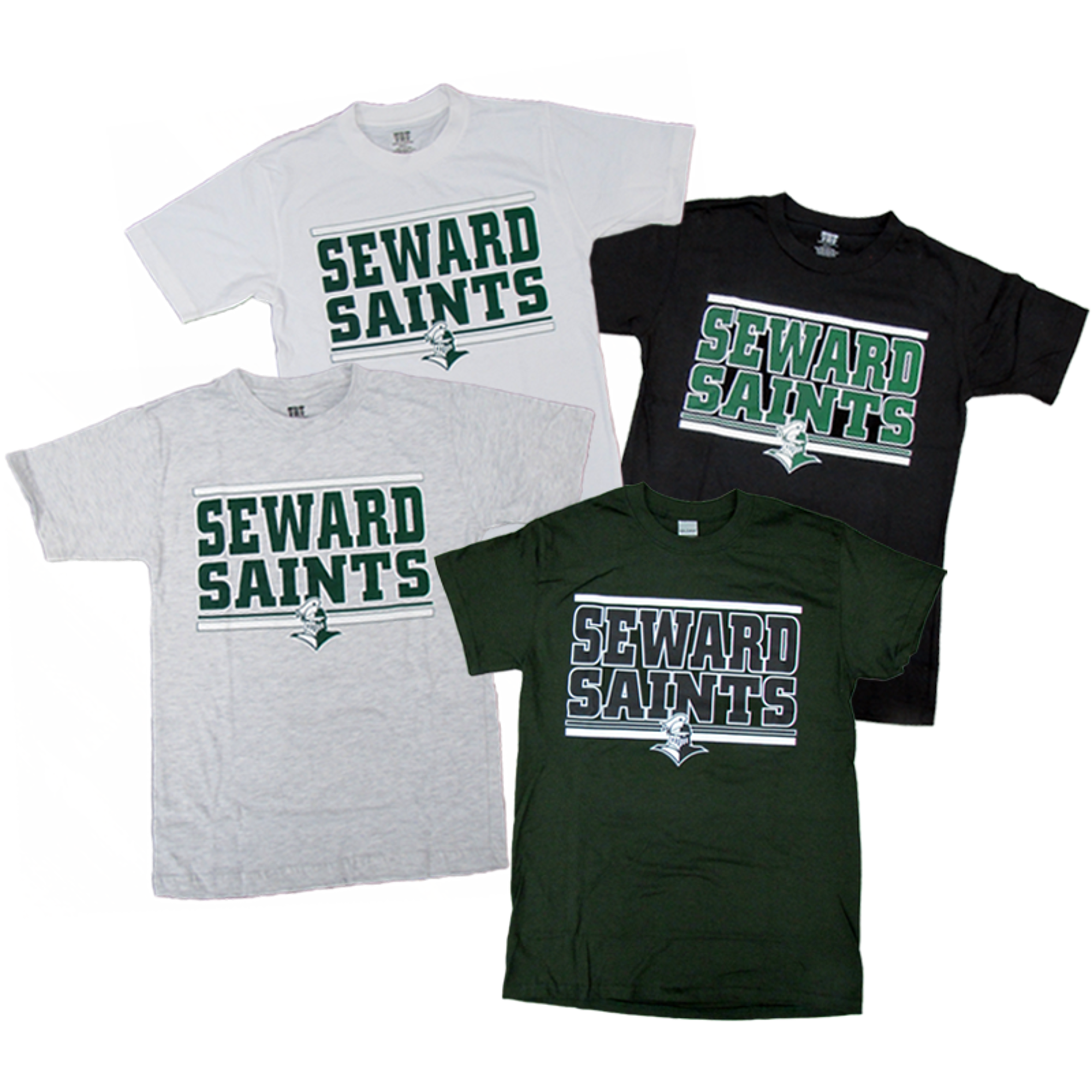 image of: TRT STACKED SEWARD SAINTS SS TEE