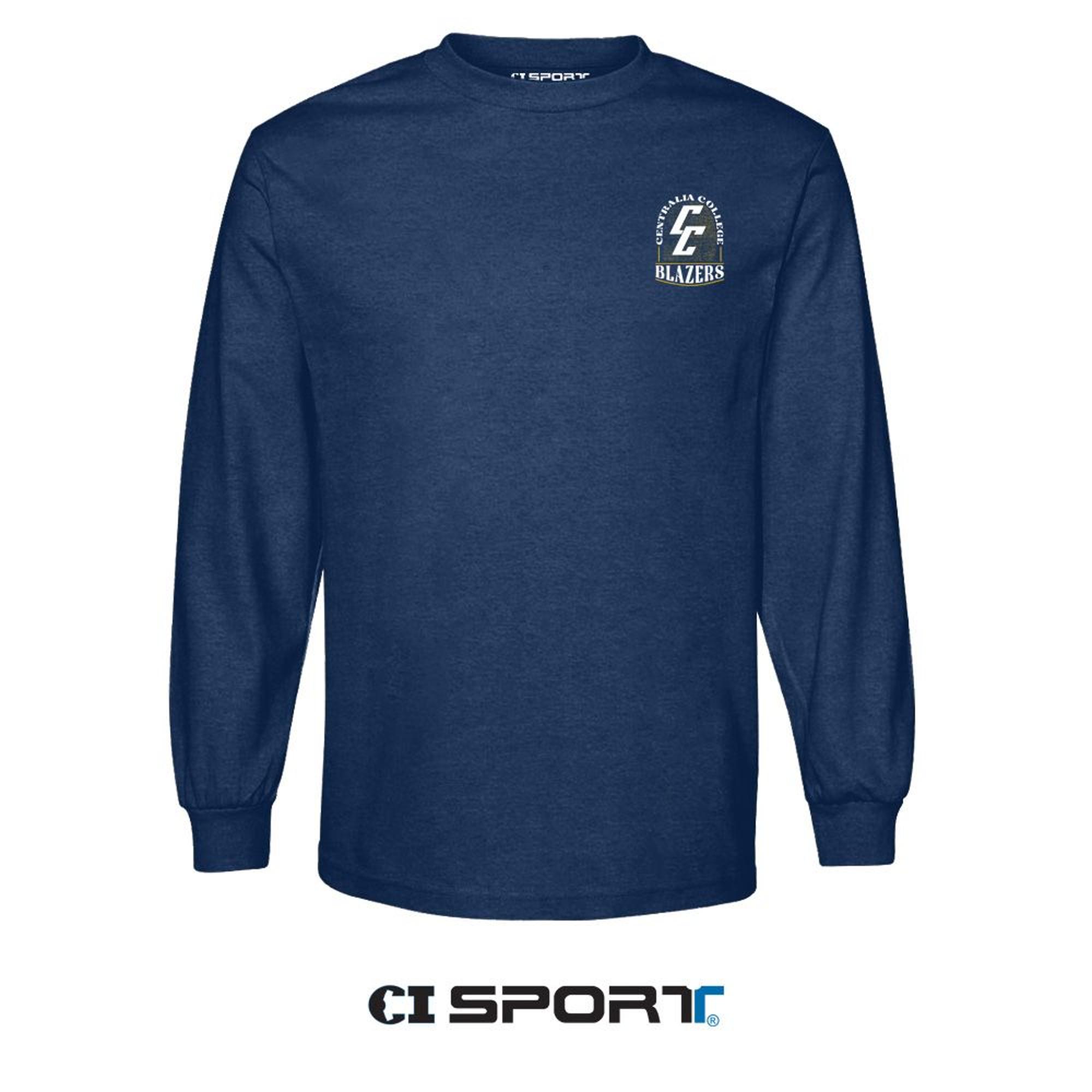 Product image 1 of 2 for CI Sport Navy Long Sleeve Transmission Tee