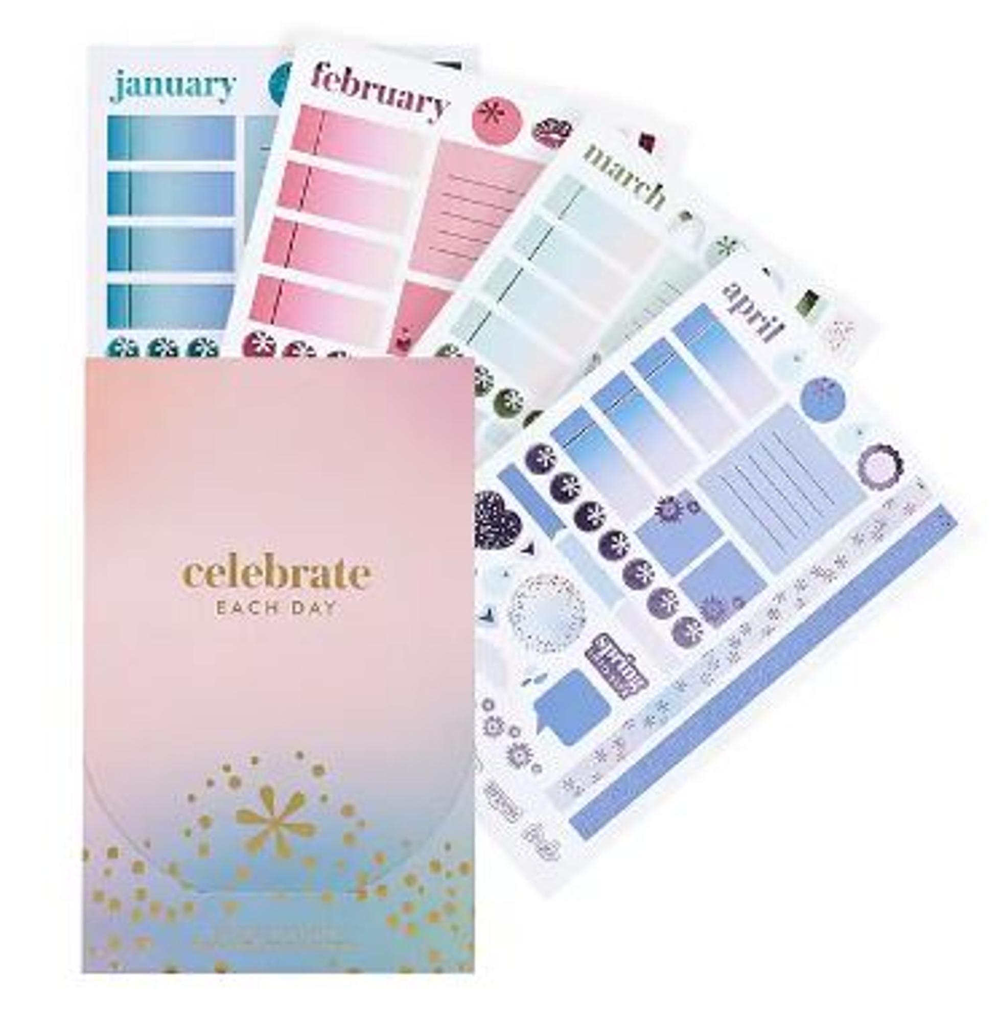 Academic Planner Monthly Sticker Book Edition 8