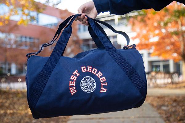 FALL 2023 WEST GA SEAL DUFFEL BAG; $24.99