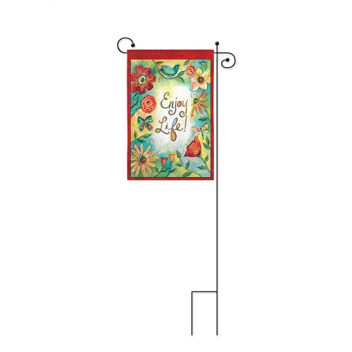 image of: Scroll Garden Flag Stand 40.5in