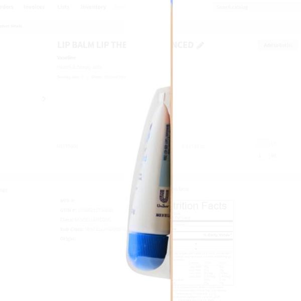 LIP BALM LIP THERAPY ADVANCED - VASELINE; $3.09