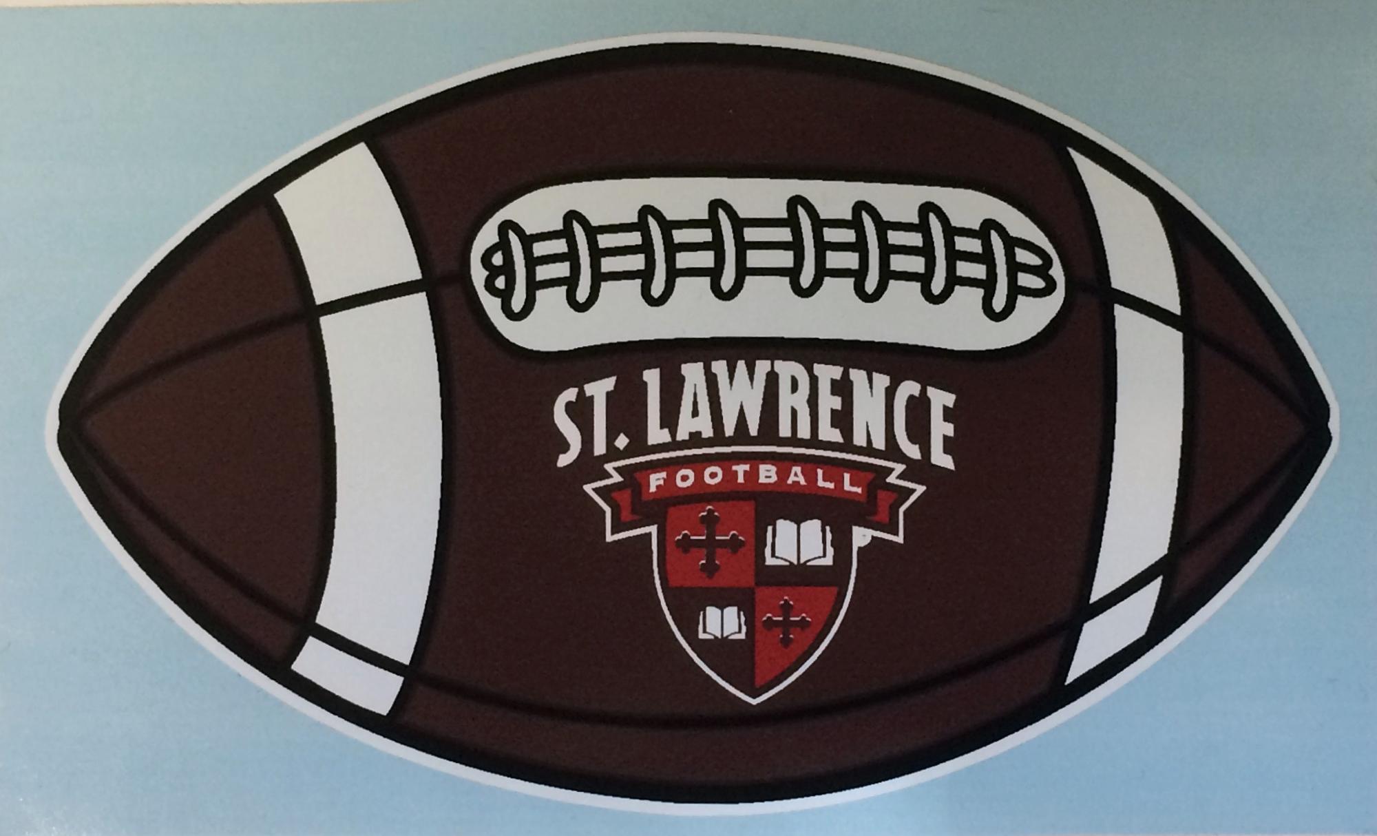 image of: Decal St. Lawrence Football Shape