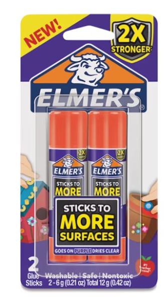 Elmer's Extra Strength Glue Stick - 2 PK; $4.99