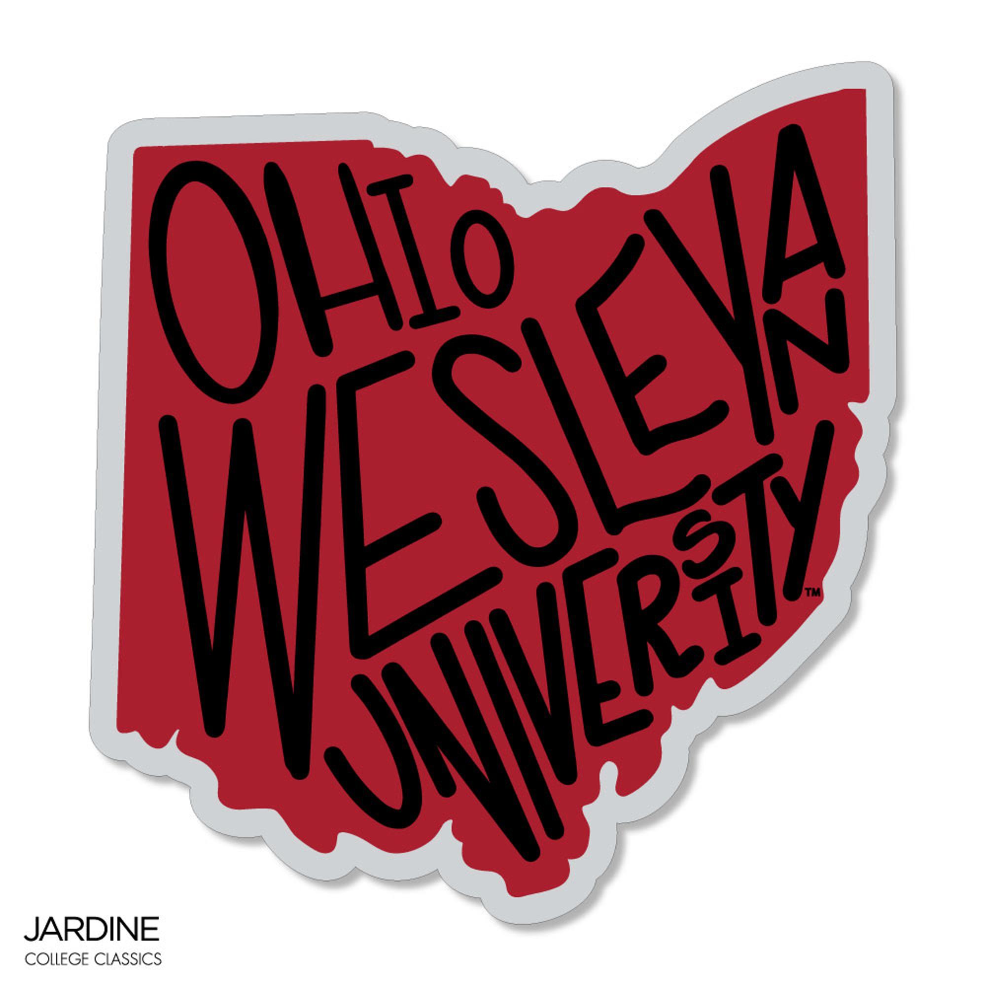 Product image 1 of 1 for OWU Decal Ohio Shaped