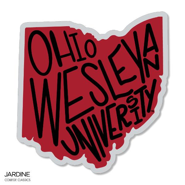 OWU Decal Ohio Shaped; $5.99