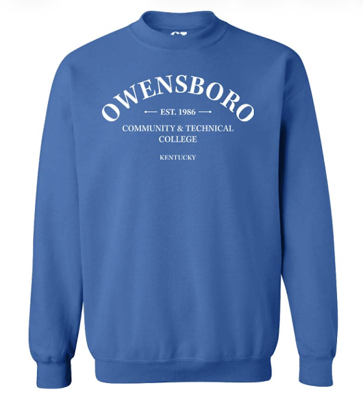 KOCTC CREW SWEAT COLLEGIATE; $54.99