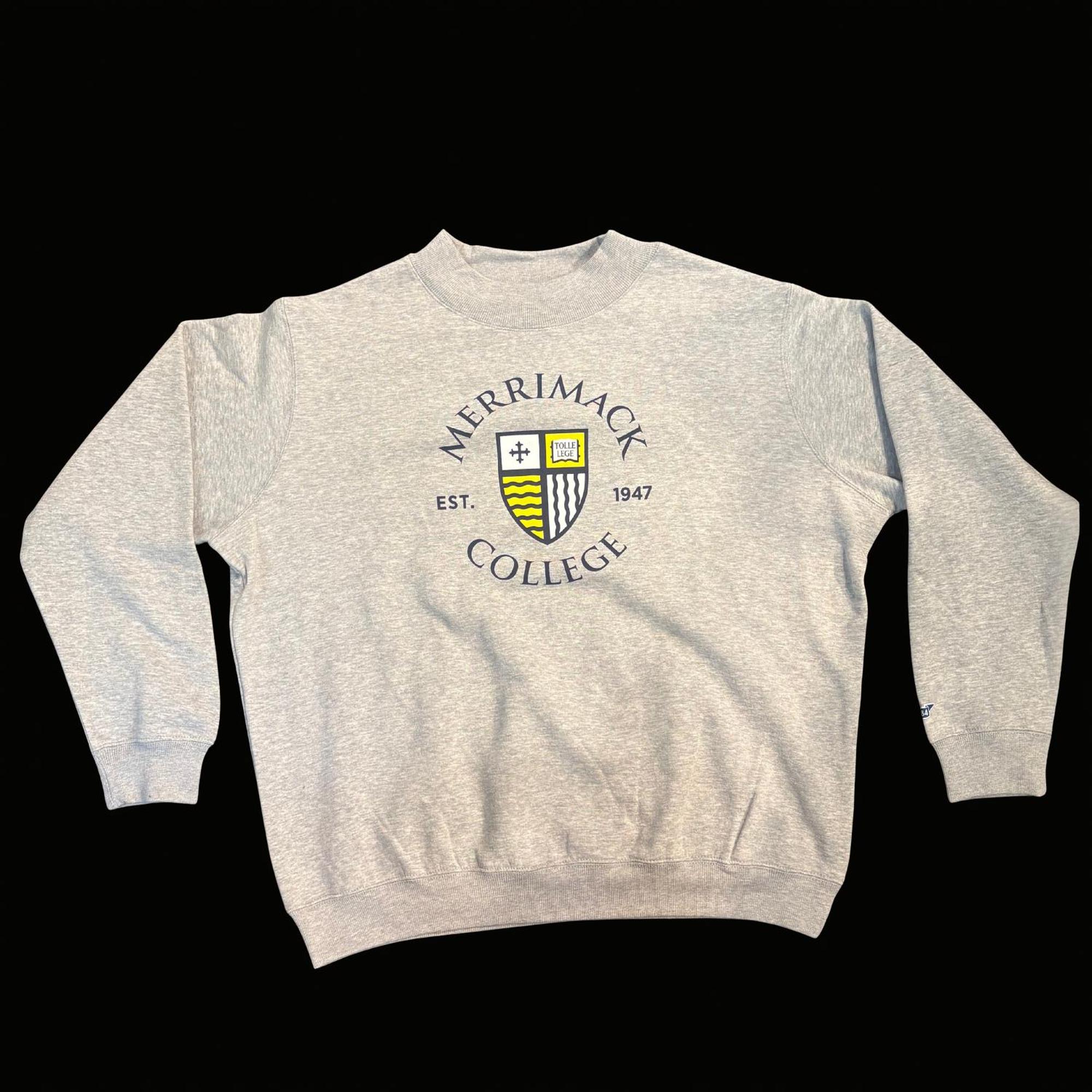 Product image 1 of 1 for Grey Classic Shield Mock Neck