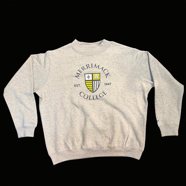 Grey Classic Shield Mock Neck; $56.99