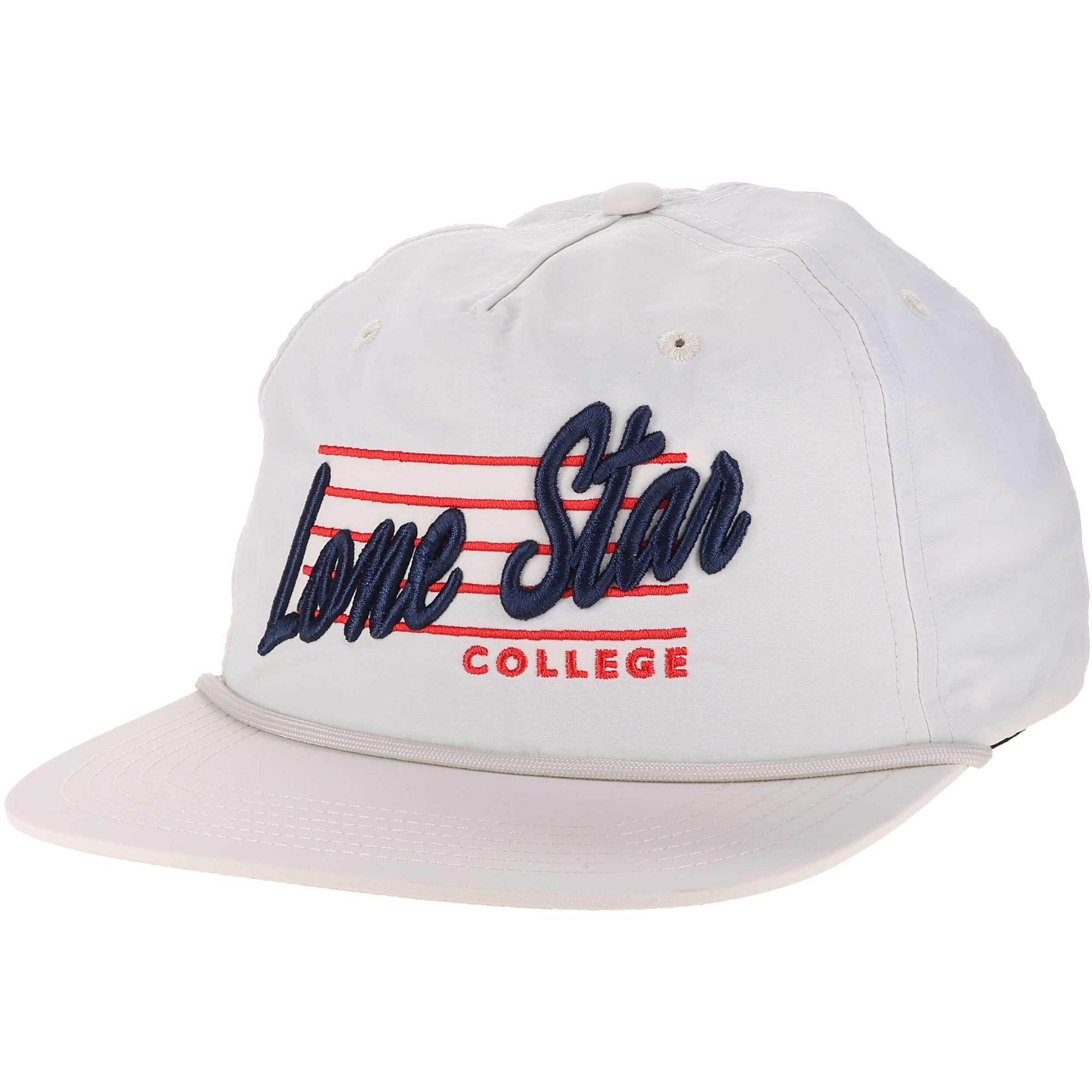 Product image 1 of 1 for Lone Star College Chill Cosmic Flat Bill Hat, White