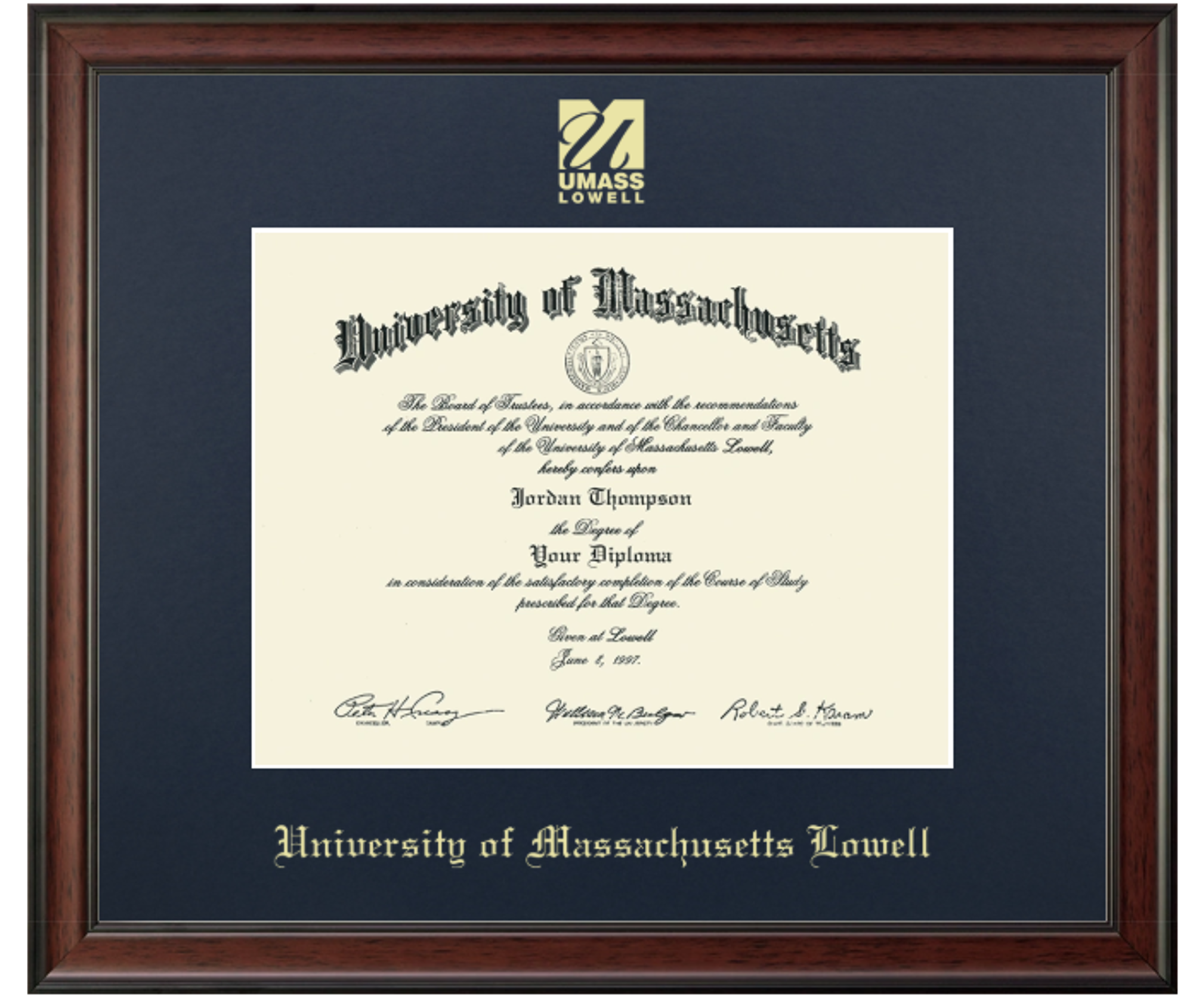 Church Hill Classics - Diploma Frame Studio Navy Mat