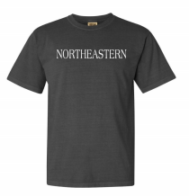 image of: Northeastern State University Comfort Color Short Sleeve Tee- Pepper