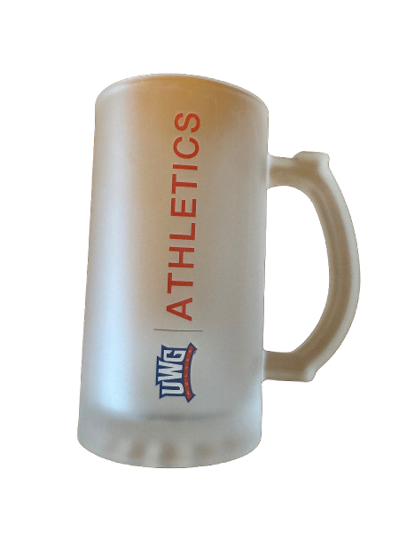 Frosted Glass Mug 16 oz; $20.00