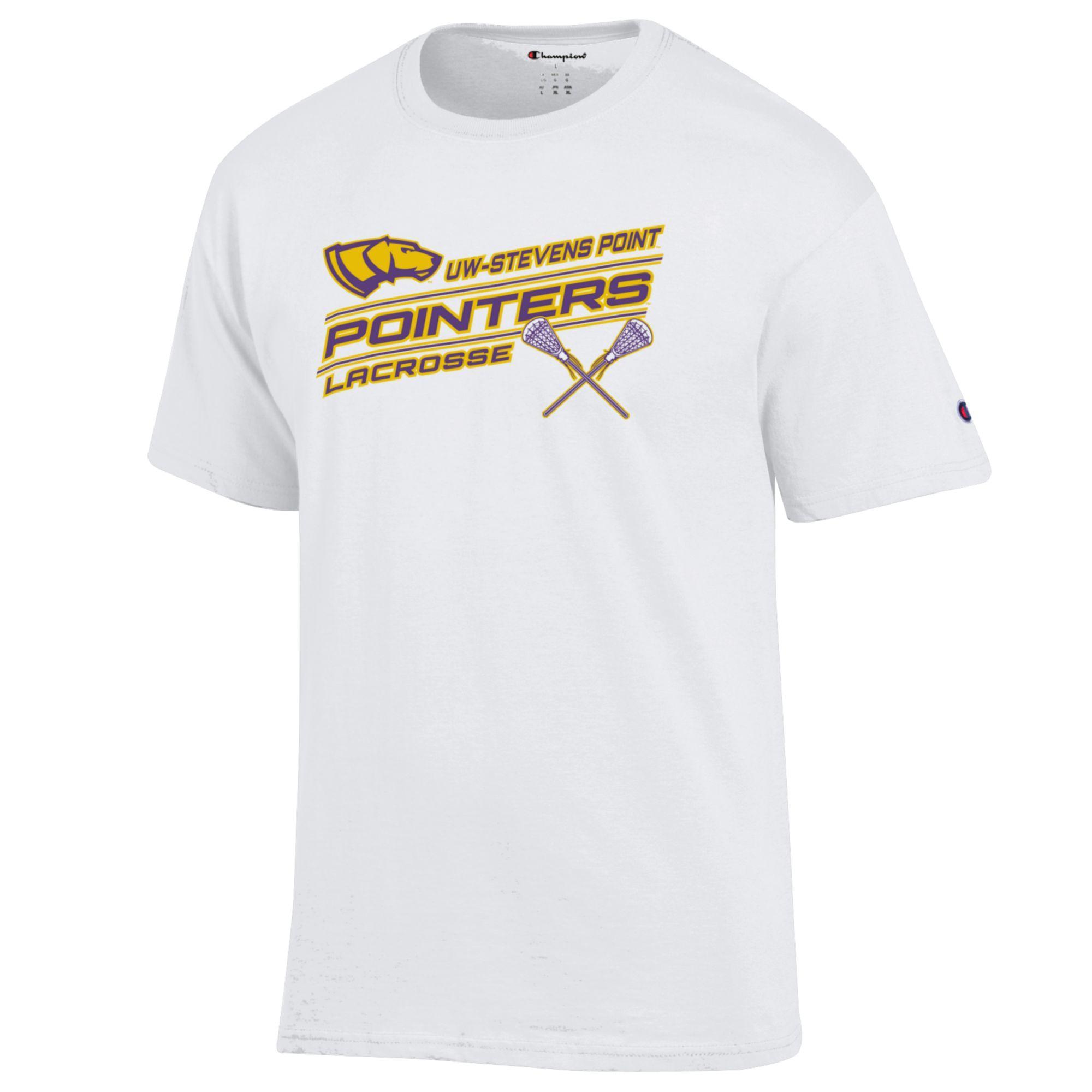Product image 1 of 1 for UWSP Lacrosse Basic Champion Tee,  White
