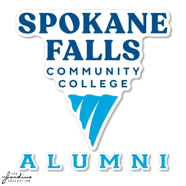 SFCC 6" VINYL DECAL FALLS ALUMNI; $6.99